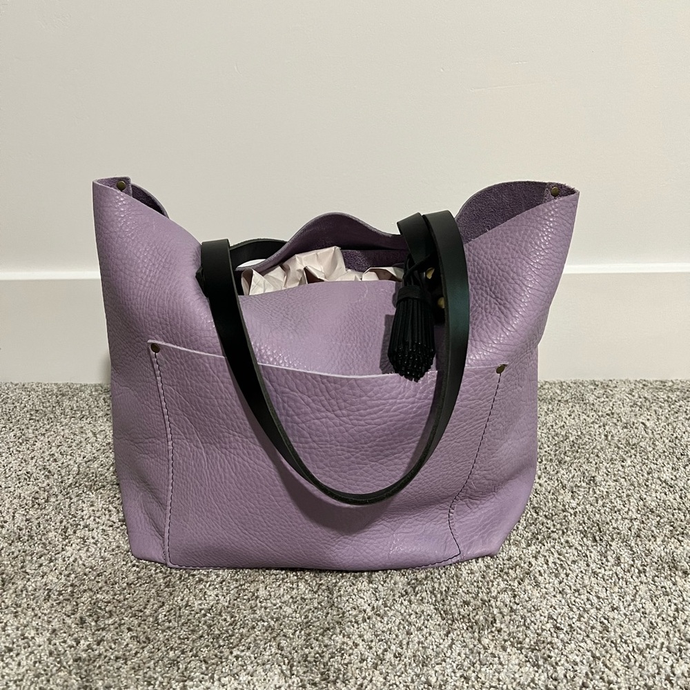Portland Leather Medium Tote Bag | Unicorn 🦄